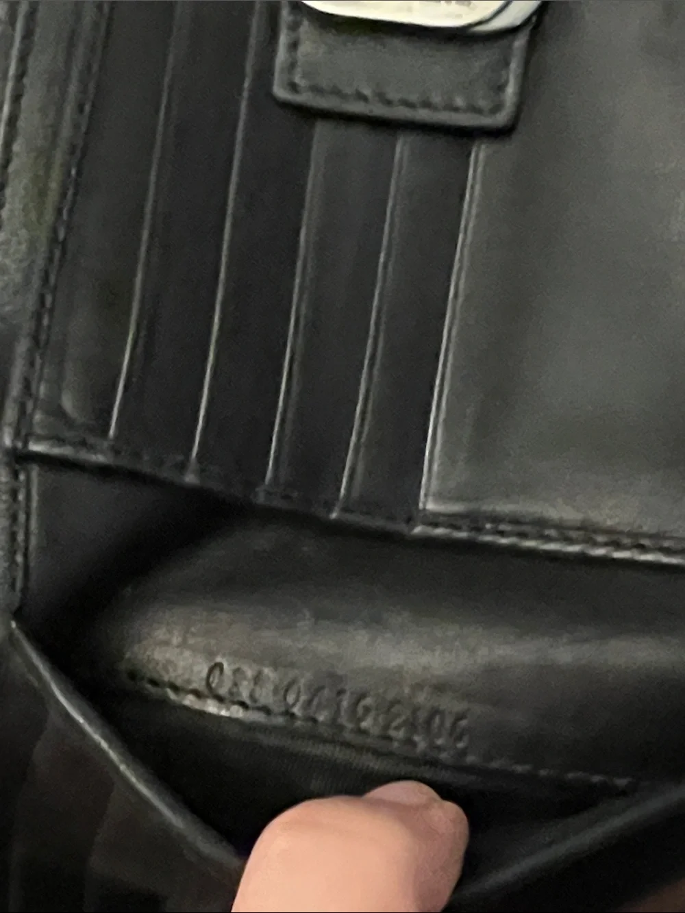 Gucci vintage unisex Black Leather Wallet